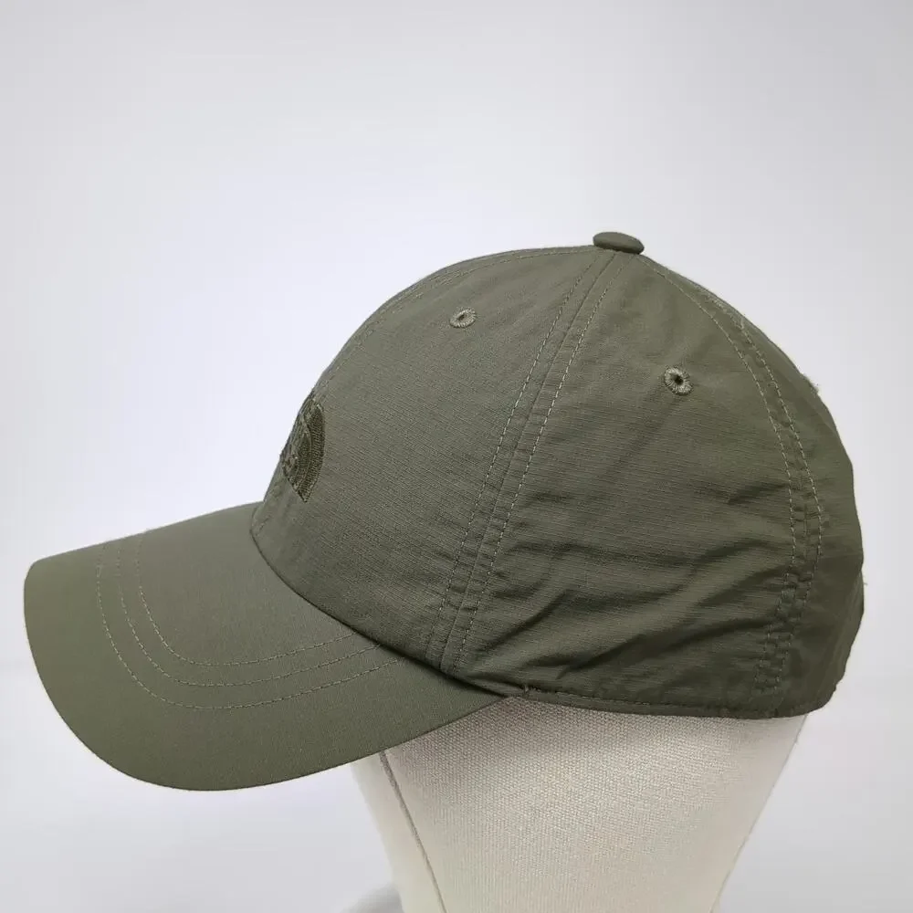 The North Face Baseball Cap Green M Nylon Embroidered Logo Slideback Hat